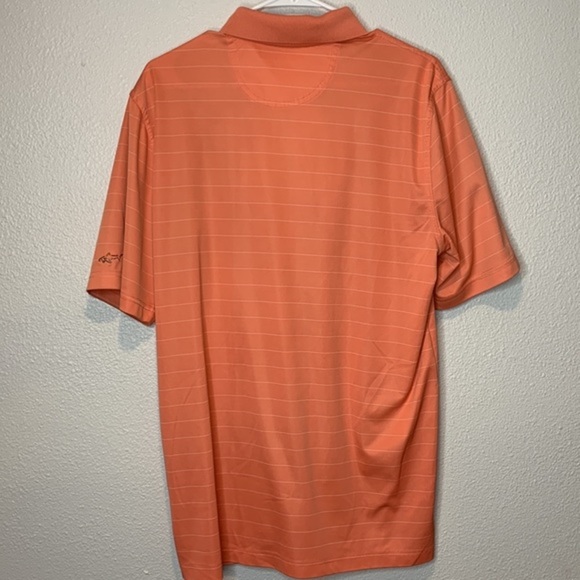 GREG NORMAN ML75 Microlux Stripe Polo M - Picture 2 of 4